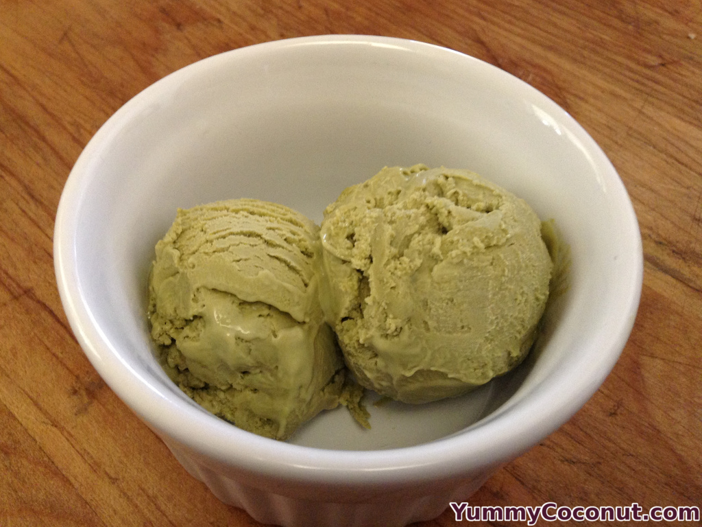 Green Tea Coconut Milk Ice Cream