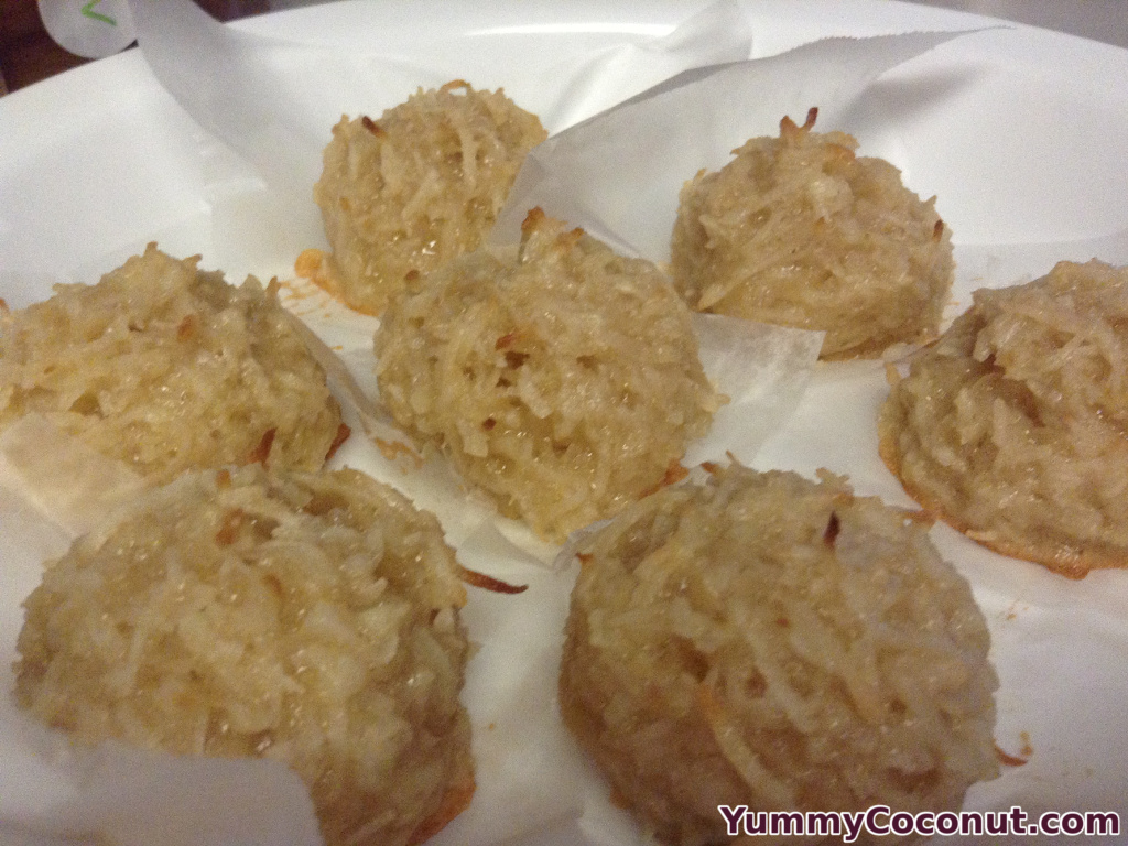 Coconut Macaroons Recipe finished cookies