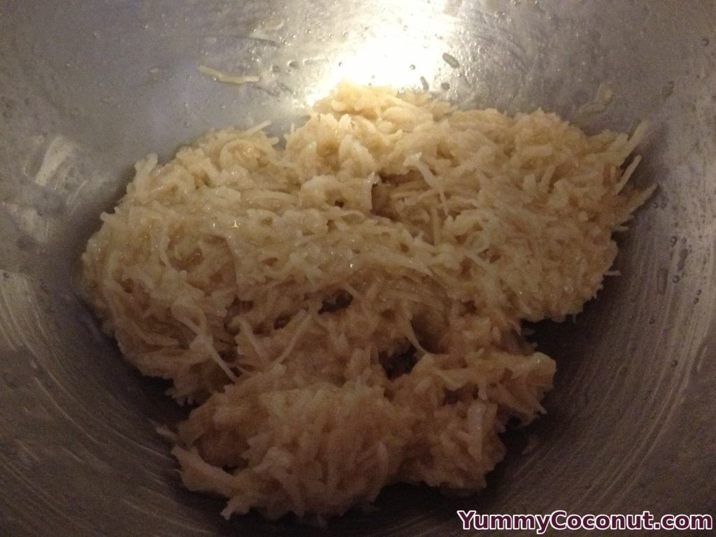 Coconut Macaroons Recipe - mixed ingredients