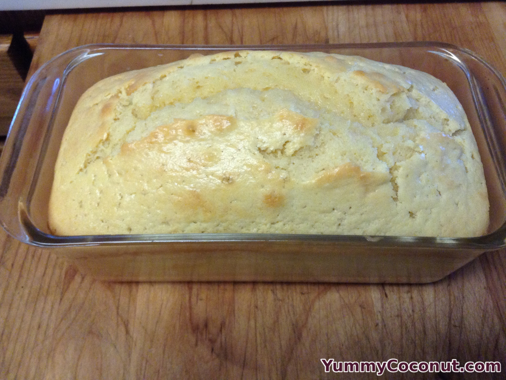 Coconut milk pound cake